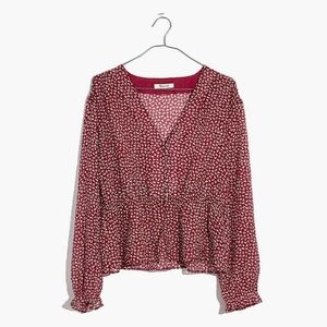 Madewell Overture top in ditsy flowers